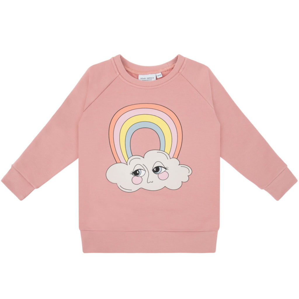 Dear Sophie Rainbow Pink Sweatshirt