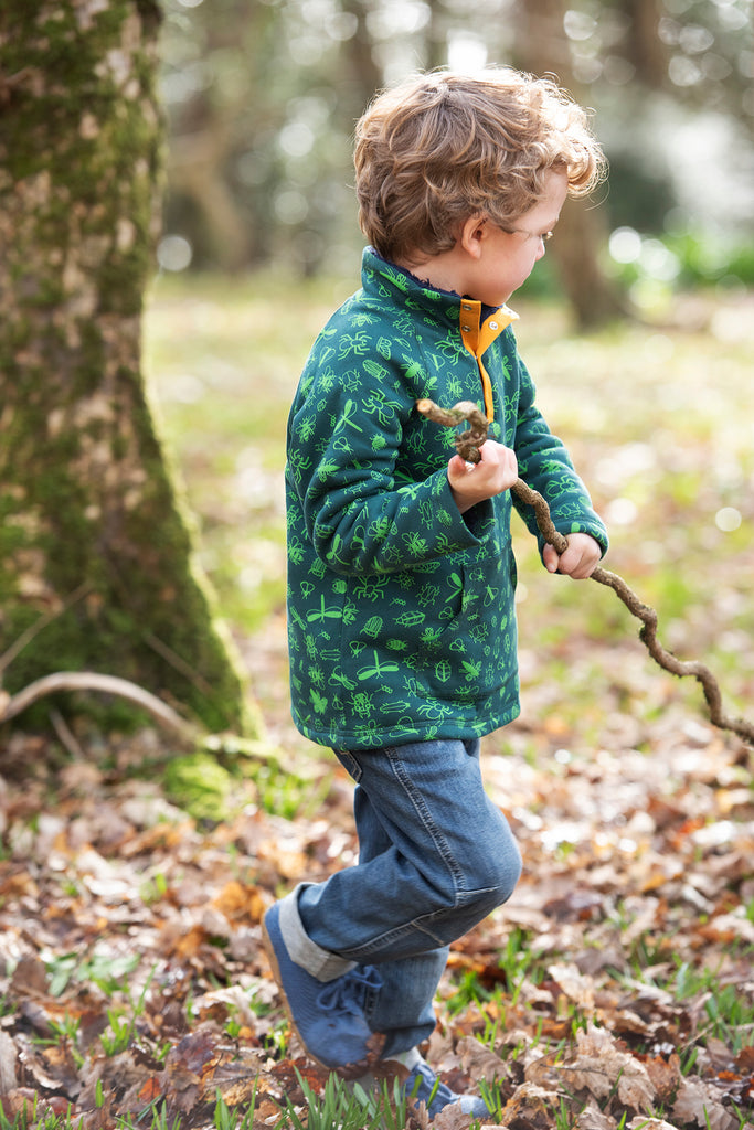 Frugi Snuggle Fleece Creepy Crawlies