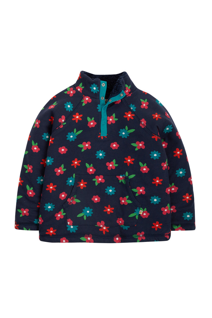 Frugi Snuggle Fleece Indigo Bloom