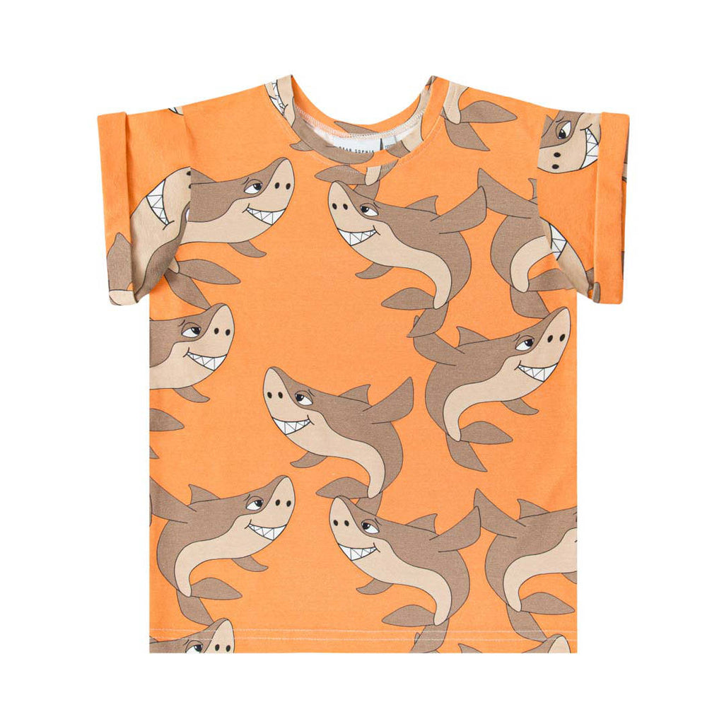 Dear Sophie Shark Orange T shirt