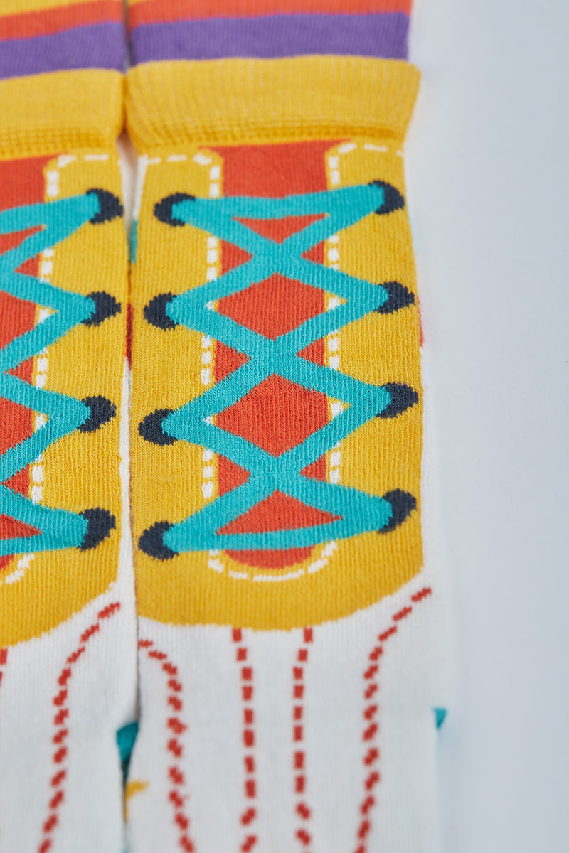 Frugi Hygge High Knee Socks 2 pack Shoe Shooting Stars – Pixie & Linus