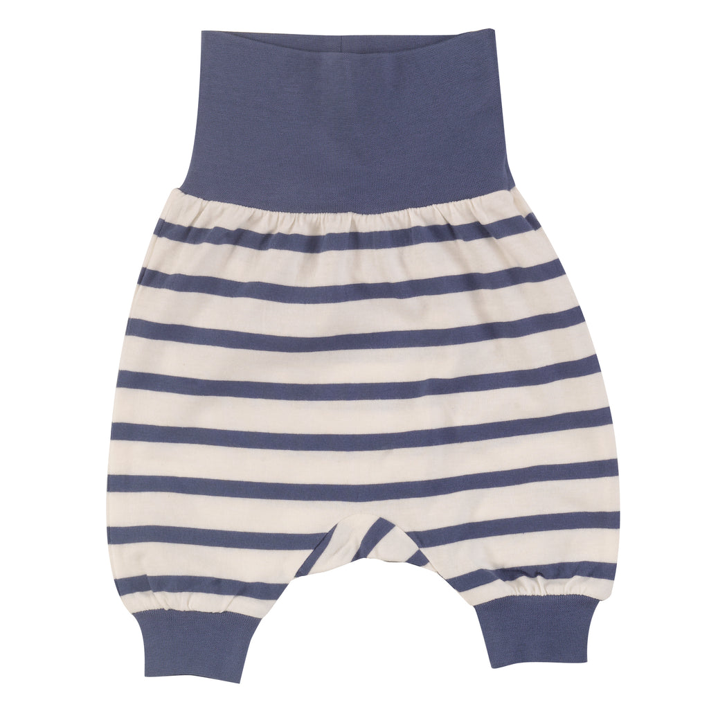 Pigeon Organic Baby Joggers Breton stripe White / Blue