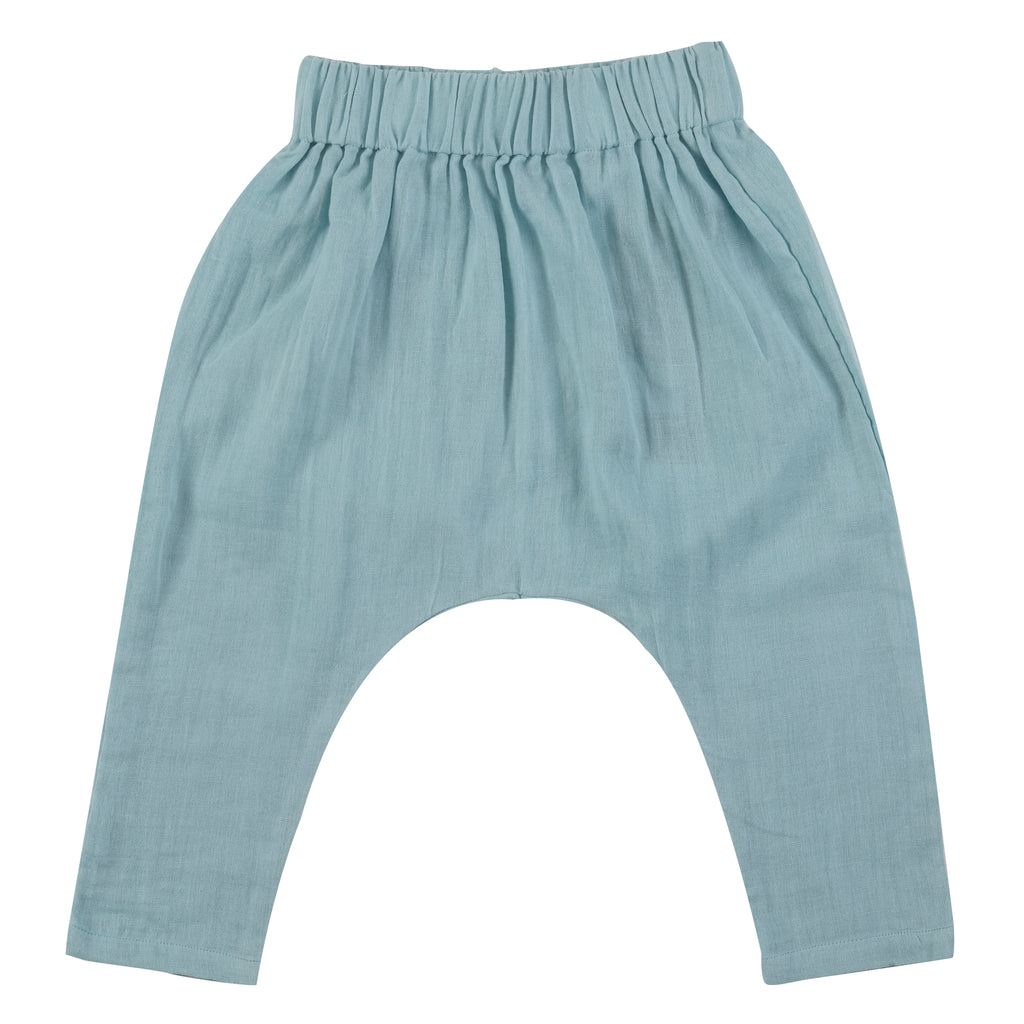 Pigeon Organics  Baggy pants (muslin) Turquoise