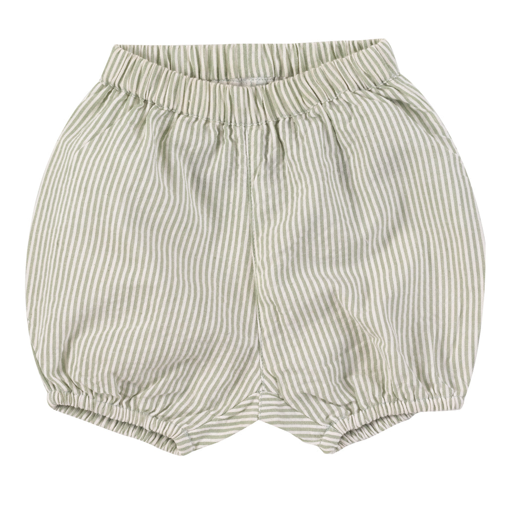 Pigeon Organics Bloomers Seersucker Green