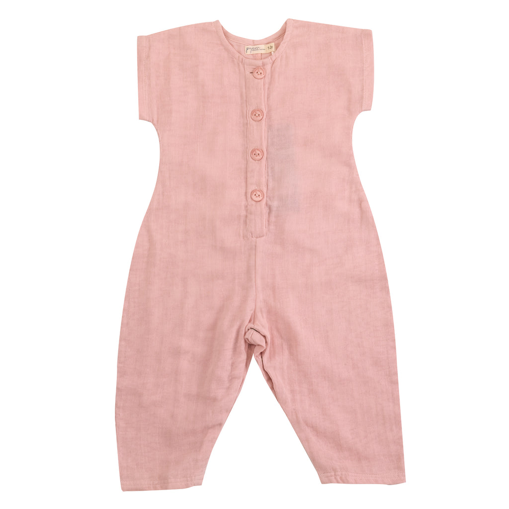 Pigeon Organics Jumpsuit muslin Pink