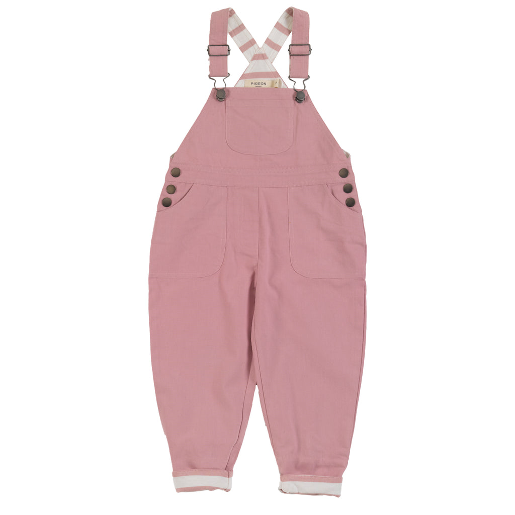 Pigeon Organics Worker Dungarees Pink