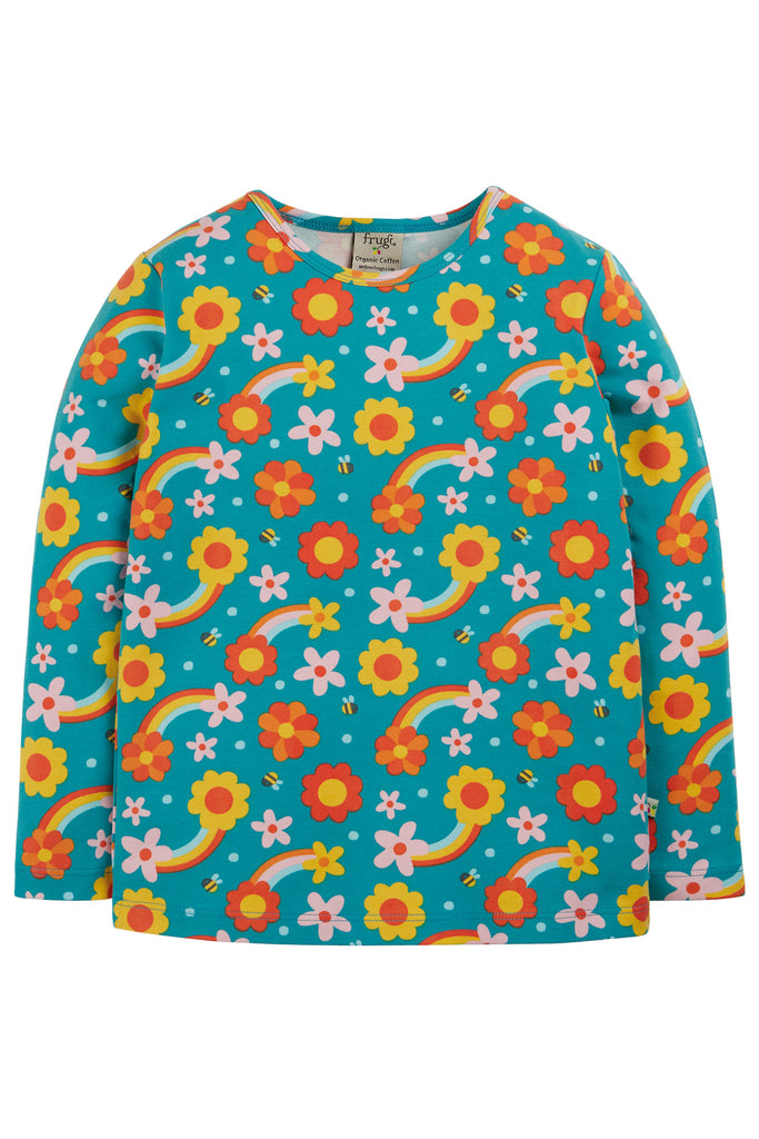 Frugi Bryher Top Dahlia Skies