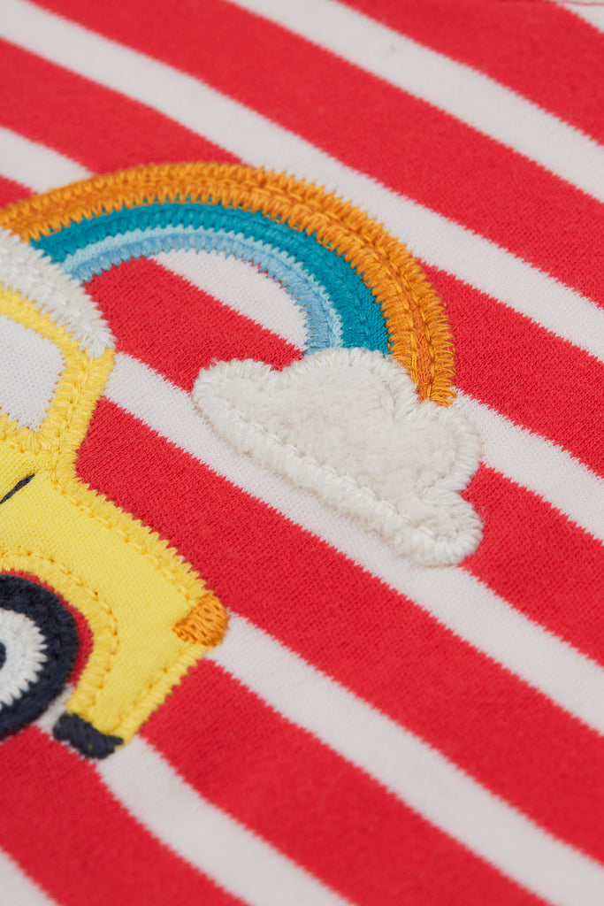 Frugi Easy On Top  Red Stripe/Truck