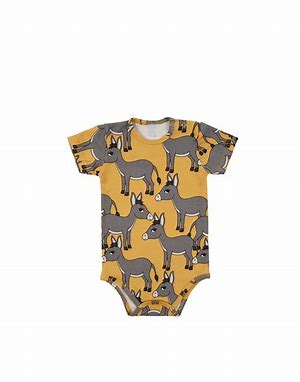 Donkey Yellow Short Sleeve bodysuit