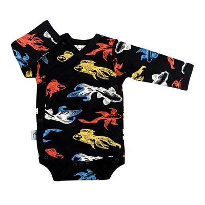 Fauna Kids Kimono Bodysuit Kio Fish