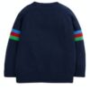 Frugi Jett jumper Indigo Rainbow Scene