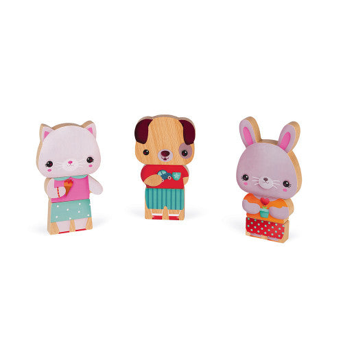 Janod Funny Magnets Pets