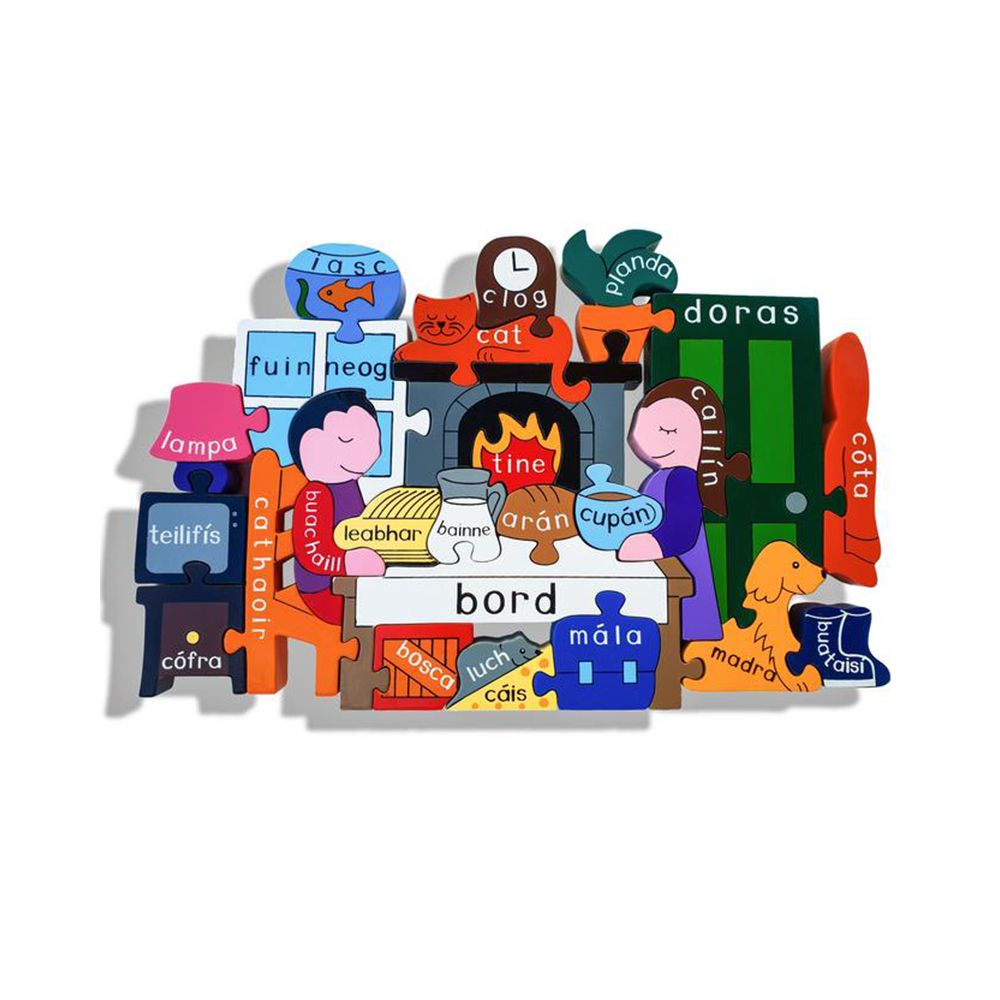 Sa Bhaile (At Home) Alphabet Jigsaws
