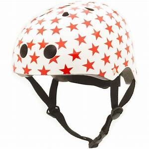 White with Red Stars Helmet