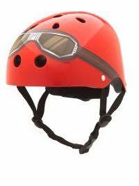 Red with Goggles Helmet